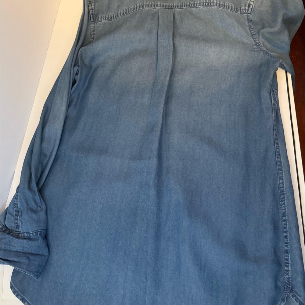 Merona Denim Button Down Shirt - Picture 2 of 4